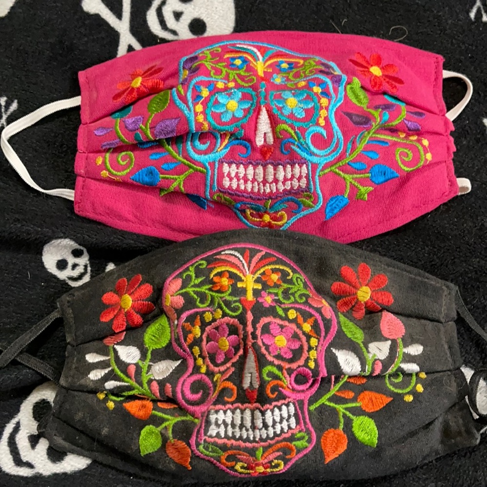 Dia De Los Muertos face masks